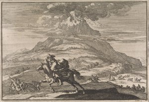 Éruption du Vésuve, 1631 - Caspar Luyken (attributed to)