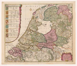 Carte de la République des Sept Provinces-Unies