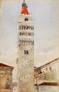 Tour de la cathédrale, Pistoia, Italie