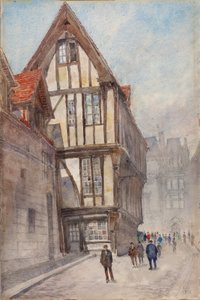 Vieille maison à Rouen, 1932