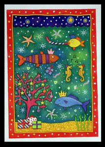 Noël poissonneux, 1997 - Cathy Baxter