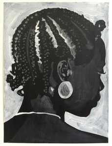 Belladonna : Koroba, 2014 (huile et acrylique sur papier) - Cathy Lomax