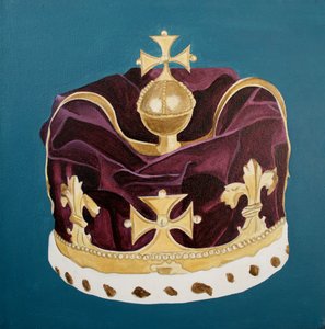 Joyaux de la Couronne, 2001 (huile sur toile) - Cathy Lomax