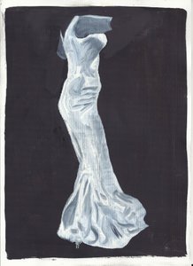 Elsie, 2012 (huile et acrylique sur papier) - Cathy Lomax