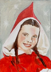 Margaret, 2023 (huile sur papier) - Cathy Lomax