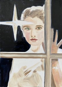 Norma, 2023 (huile sur papier) - Cathy Lomax