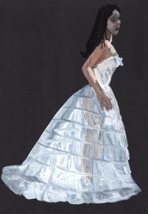 Susannah, 2011 (huile sur papier) - Cathy Lomax