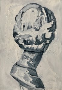 Les jeunes filles joyeuses : Harper, 2017 (huile sur lin) - Cathy Lomax