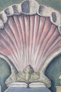 Lit de Vénus, 2023 (huile sur lin) - Cathy Lomax