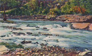 Eaux rapides, Cherokee Park, 1942 - Caufield and Shook