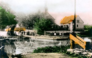 Le ferry à Bablock Hythe, Oxfordshire, 1926 - Cavenders Ltd