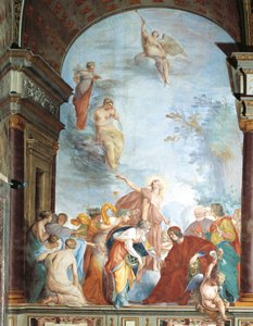 Fresque de la Renommée et Sainte Anne - Les exploits de Lorenzo de Medici, dit le Magnifique