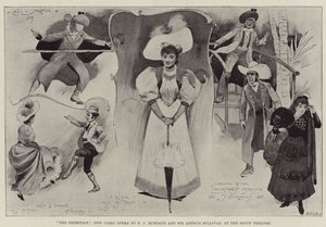 Le chef, nouvelle opérette comique par F C Burnard et Sir Arthur Sullivan, au Savoy Theatre