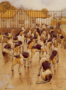 Les chiens ont soudainement commencé à hurler en chœur