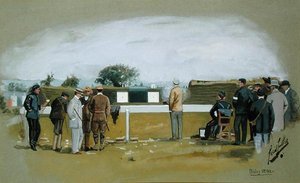 Le stand de tir, camp de Bisley