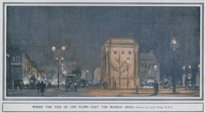 Où la marée de la vie passe devant Marble Arch