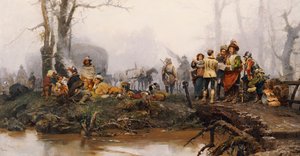 Le Campement, 1878 - Cesare Auguste Detti