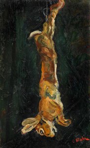 Lièvre suspendu