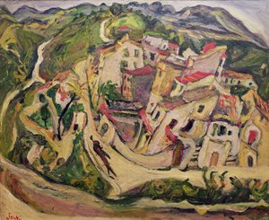 Maisons à Cagnes, 1923 - Chaim Soutine