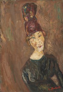 La femme au grand chapeau, vers 1919