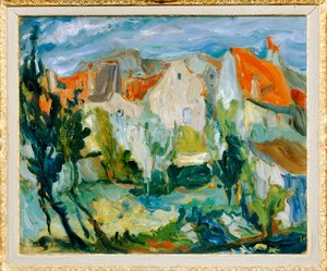 Paysage de Cagne (peinture sur toile)