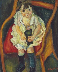 Petite fille avec une poupée; La Petite Fille à la Poupée, c.1925