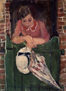 Femme avec une ombrelle - Chaim Soutine