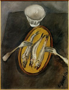 Nature morte aux harengs, vers 1916 (peinture sur toile)