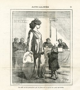 Illustration de Cham dans Le Charivari