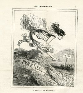 Illustration de Cham dans Le Charivari - Amédée de Noé