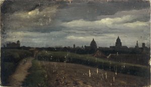 Vue générale de Paris depuis les Gobelins