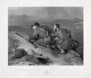 Voler une marche, gravé par Edward Burton - Charles (after) Landseer