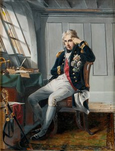 Le vicomte Horatio Nelson (1758-1805), avant la bataille de Trafalgar, 21 octobre 1805, vers 1854 - Charles (after) Lucy