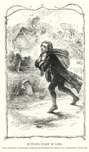 Le début de la vie de Hutton (gravure) - Charles Altamont Doyle