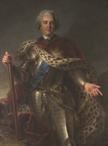 Herman Moritz Comte de Saxe (1696-1750), dit Maréchal de France - Charles Antoine Coypel