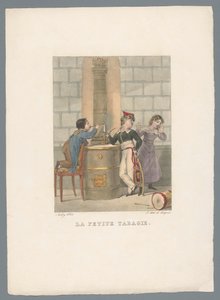 Deux enfants expérimentant avec du tabac (La petite tabagie)