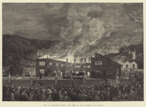 Incendie à Lanhydrock House, la résidence de Lord Robartes, près de Bodmin
