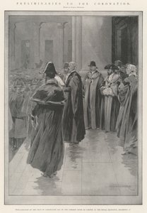 Préliminaires au couronnement - Charles Auguste Loye