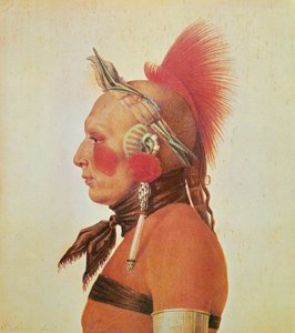 Un guerrier Osage, vers 1804