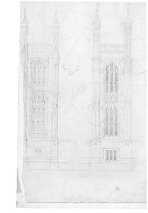 Dessin pour les Chambres du Parlement, vers 1836-40