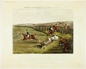 Une scène riche, du Grand Leicestershire Steeplechase - Charles Bentley