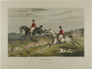 Le Saut, de la Chasse au Renard - Charles Bentley