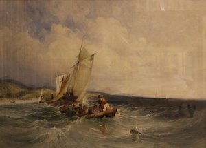 Baie de Wicklow, vers 1840 - Charles Bentley