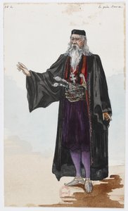 Holmès - La montagne noire - costume designs by Charles Bianchini - 10b. Le père Sava - Charles Bianchini