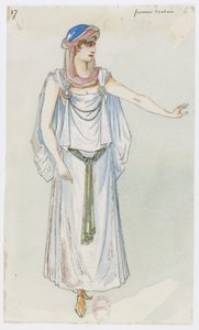 Holmès - La montagne noire - costume designs by Charles Bianchini - 17. Femme berbère - Charles Bianchini