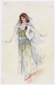 Holmès - La montagne noire - costume designs by Charles Bianchini - 25. (Costume) - Charles Bianchini