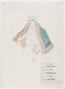 Holmès - La montagne noire - costume designs by Charles Bianchini - 27. (Costume) - Charles Bianchini