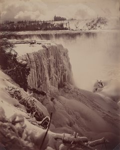 Frozen Falls,c. 1880 (photo) - Charles Bierstadt