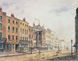 Vue de Marylebone High Street, 1848