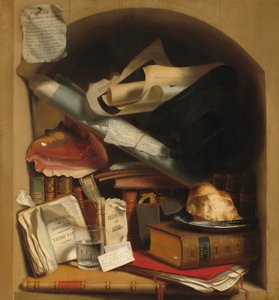 Le placard du pauvre artiste, vers 1815